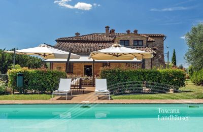 Plattelandswoning te koop Asciano, Toscane, RIF 2992 Haus und Pool