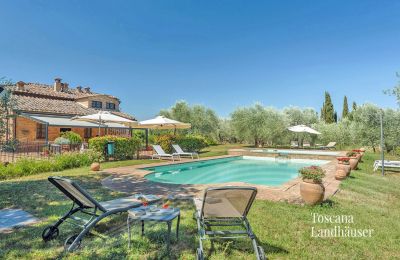 Plattelandswoning te koop Asciano, Toscane, RIF 2992 Pool und Rustico