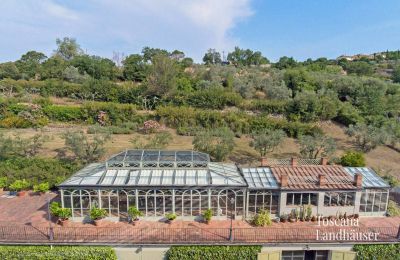 Plattelandswoning te koop Arezzo, Toscane, RIF 2993 Blick auf Orangerie