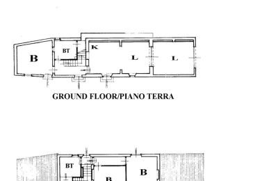 Plattelandswoning te koop Arezzo, Toscane, RIF 2993 Grundriss NG