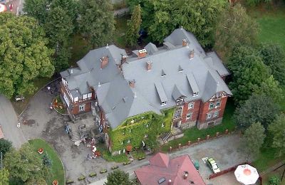 Historische villa te koop Kudowa-Zdrój, Zdrojowa 36, województwo dolnośląskie, Dronefoto