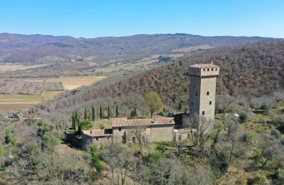 Burcht te koop 06060 Pian di Marte, Torre D’Annibale, Umbria, Dronefoto