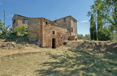 Boerderij te koop Asciano, Toscane, RIF 2982 Ansicht Rustico