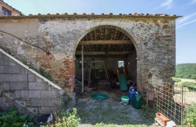 Boerderij te koop Asciano, Toscane, RIF 2982 Blick auf NG