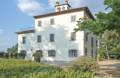 Vastgoed, Historische Toscaanse villa bij Arezzo met wijngaard