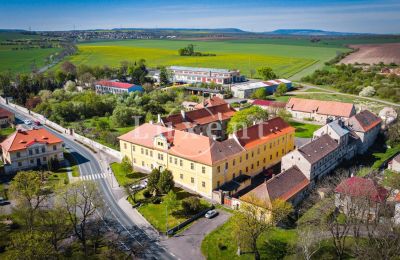 Kasteel te koop Cítoliby, Zamek Cítoliby, Ústecký kraj, Dronefoto