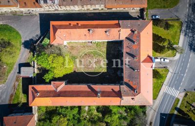 Kasteel te koop Cítoliby, Zamek Cítoliby, Ústecký kraj, Dronefoto