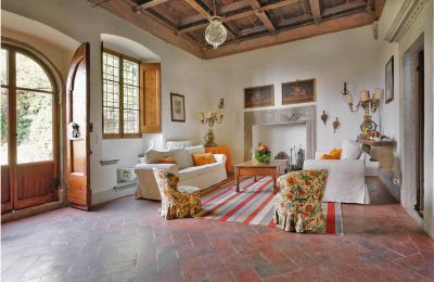 Historische villa te koop Firenze, Toscane, Woonkamer