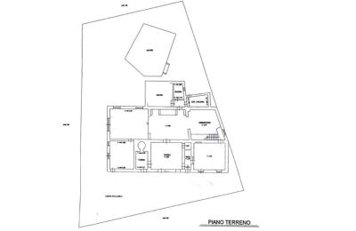 Plattelandswoning te koop Castagneto Carducci, Toscane, RIF 3057 Grundriss EG