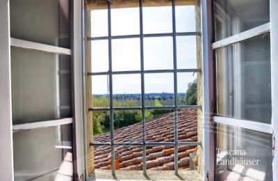 Plattelandswoning te koop Castagneto Carducci, Toscane, RIF 3057 Ausblick