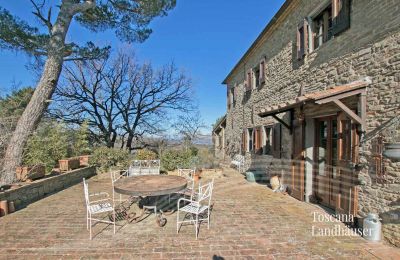 Plattelandswoning te koop Gaiole in Chianti, Toscane, RIF 3041 Terrasse