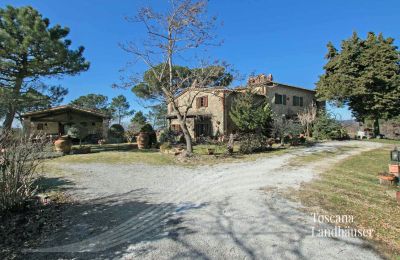 Plattelandswoning te koop Gaiole in Chianti, Toscane, RIF 3041 Zufahrt