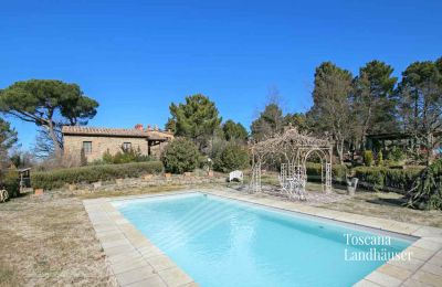 Plattelandswoning te koop Gaiole in Chianti, Toscane, RIF 3041 Pool und Gazzebo