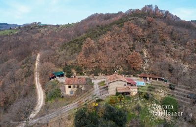 Boerderij te koop Marciano della Chiana, Toscane, RIF 3055 Blick auf Gebäude