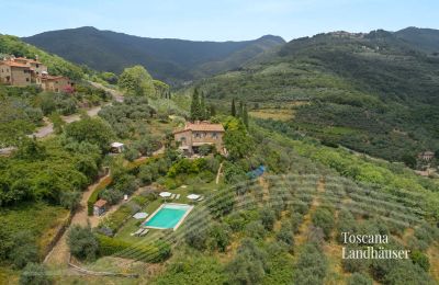 Plattelandswoning te koop Loro Ciuffenna, Toscane, RIF 3098 Blick auf Rusticos