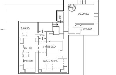 Vastgoed Vignone, Plattegrond 2