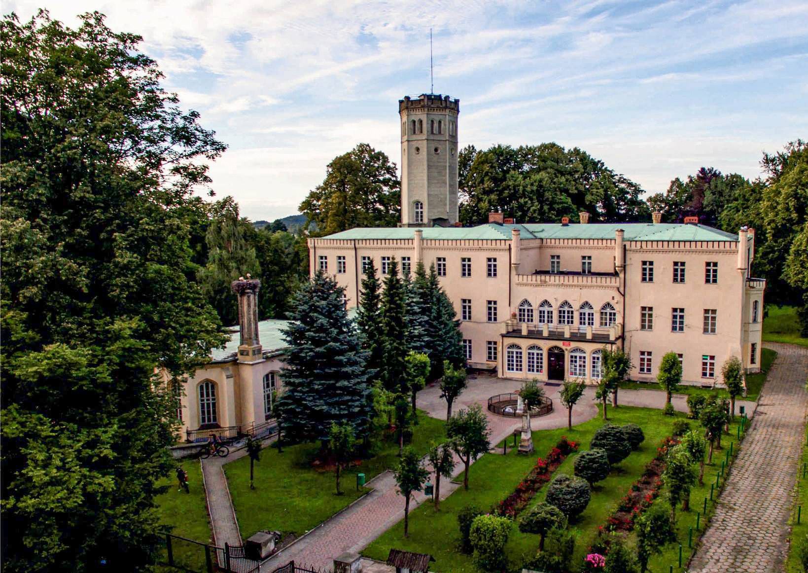 Kasteel te koop Mysłakowice, Sulkowskiego 2, województwo dolnośląskie, Dronefoto