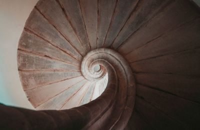 Kasteel te koop Baden-Württemberg, Treppe im Turm