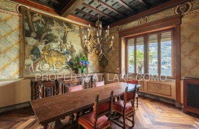 Historische villa te koop Torno, Lombardije, Dining Room