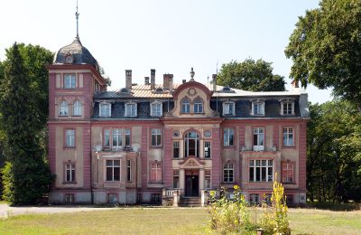 Vastgoed, Kasteel in Brzeźnica, grens Polen-Duitsland