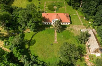 Landhuis te koop Rożnów, Dwór w Rożnowie, województwo małopolskie, Dronefoto