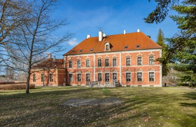 Kasteel te koop Leźno, Pałac w Leźnie 45, województwo pomorskie, Achteraanzicht