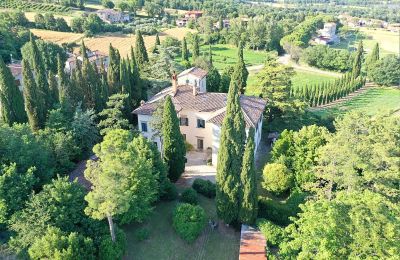 Historische villa te koop Gragnano, Toscane, Dronefoto