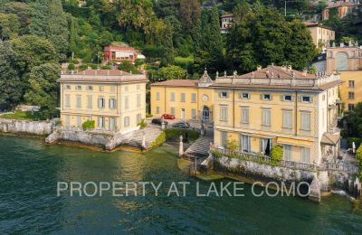 Historische villa te koop Torno, Lombardije, Dronefoto