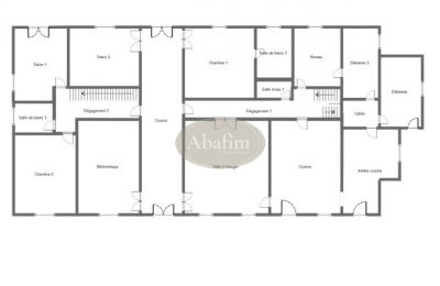 Vastgoed Eauze, Plattegrond 1