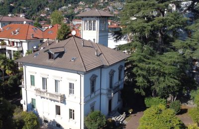 Historische villa te koop Verbania, Via De Marchi, Piemonte, Dronefoto