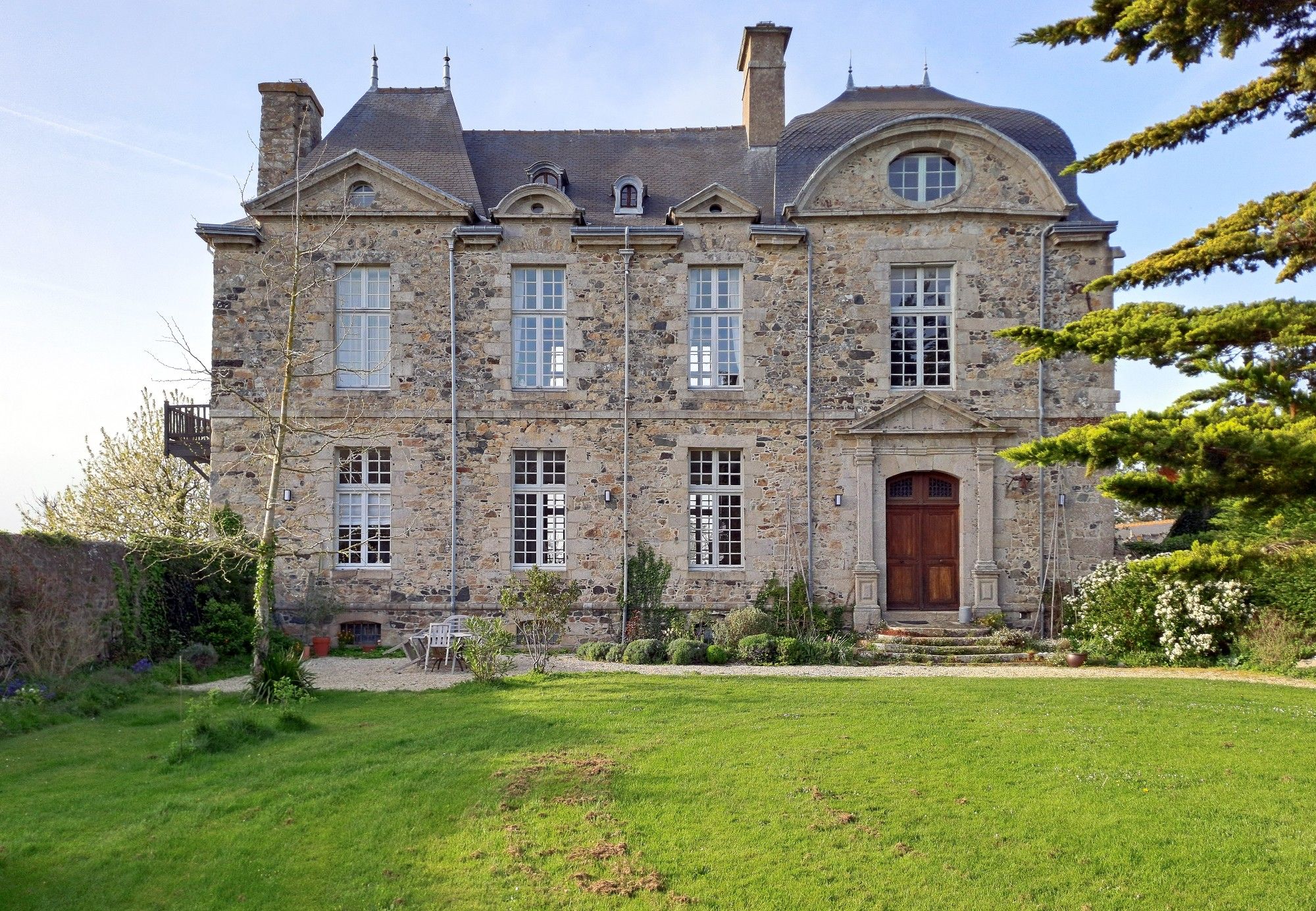 Bretton landhuis aan de kust met uitzicht op zee, Kasteel te koop