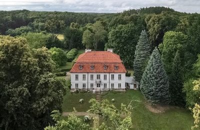 Landhuis te koop Dawidy, Dwór w Dawidach, województwo warmińsko-mazurskie, Dronefoto