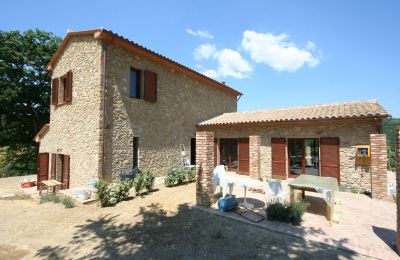 Plattelandswoning te koop Montescudaio, Toscane, RIF 2185  Rustico und Terrasse