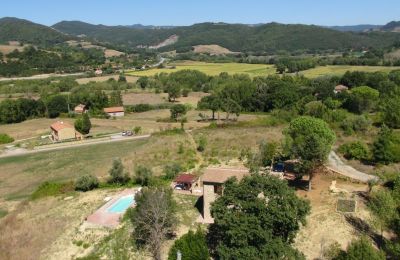 Plattelandswoning te koop Montescudaio, Toscane, RIF 2185 Haus und Umgebung