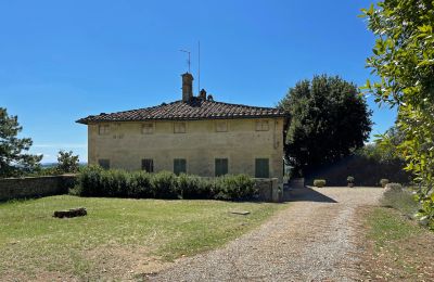 Historische villa te koop Siena, Toscane, RIF 2937 Haus und Zufahrt