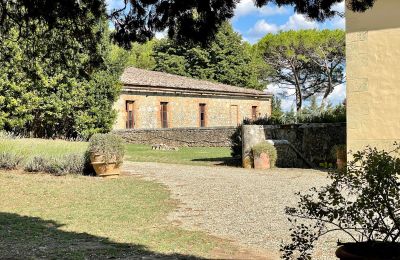 Historische villa te koop Siena, Toscane, RIF 2937 Blick auf Anwesen