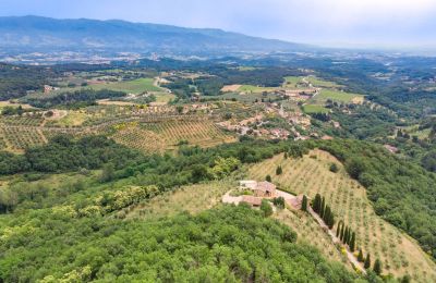 Plattelandswoning te koop Figline e Incisa Valdarno, Toscane, RIF 2966 Panoramalage 