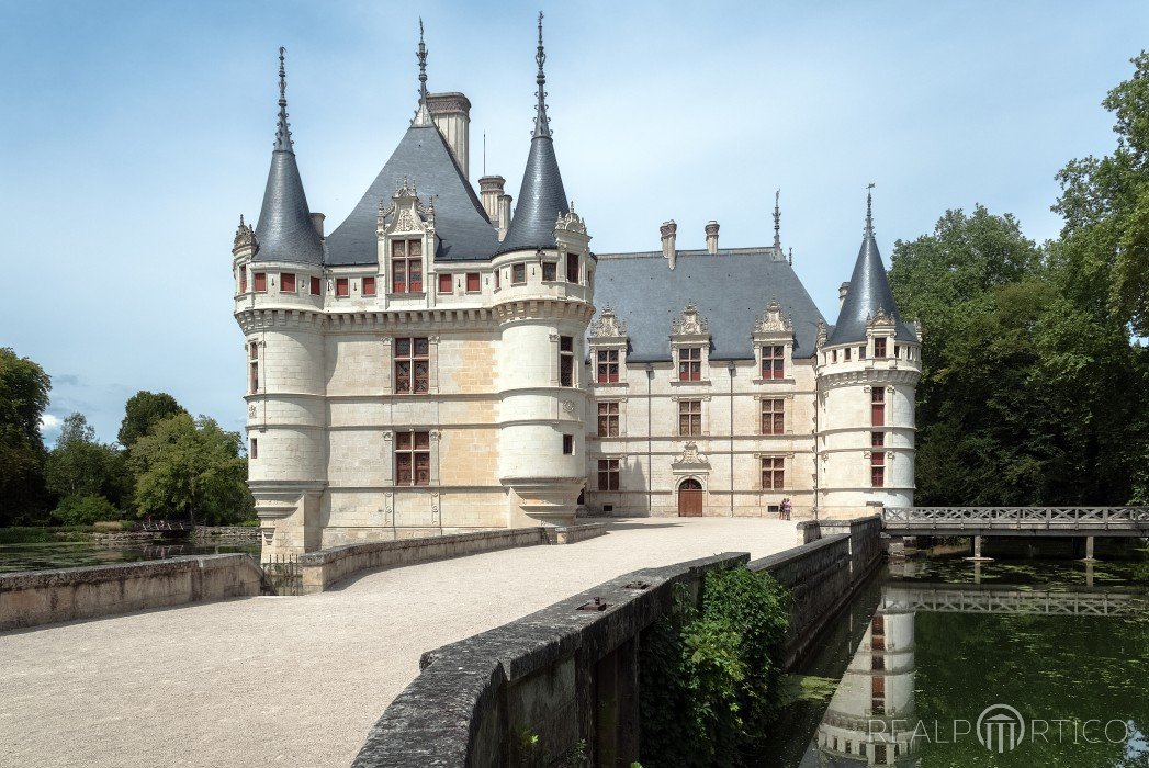 Château d'Azay-le-Rideau, Ansicht Südost, Azay-le-Rideau