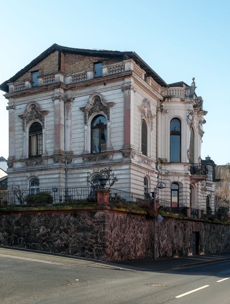 Bingen, Bahnhofstraße - Villa in de Bahnhofstraße, Bingen aan de Rijn