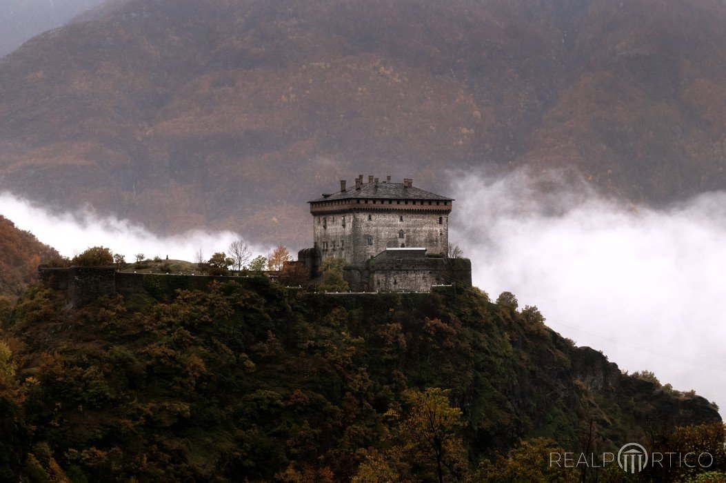 Aostatal: Burg in Verrès (Castello di Verrès), Italië