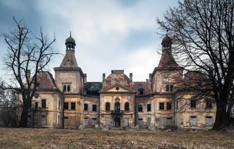 Mańczyce, Pałac w Mańczycach - Verlaten kasteel in Mańczyce, Neder-Silezië