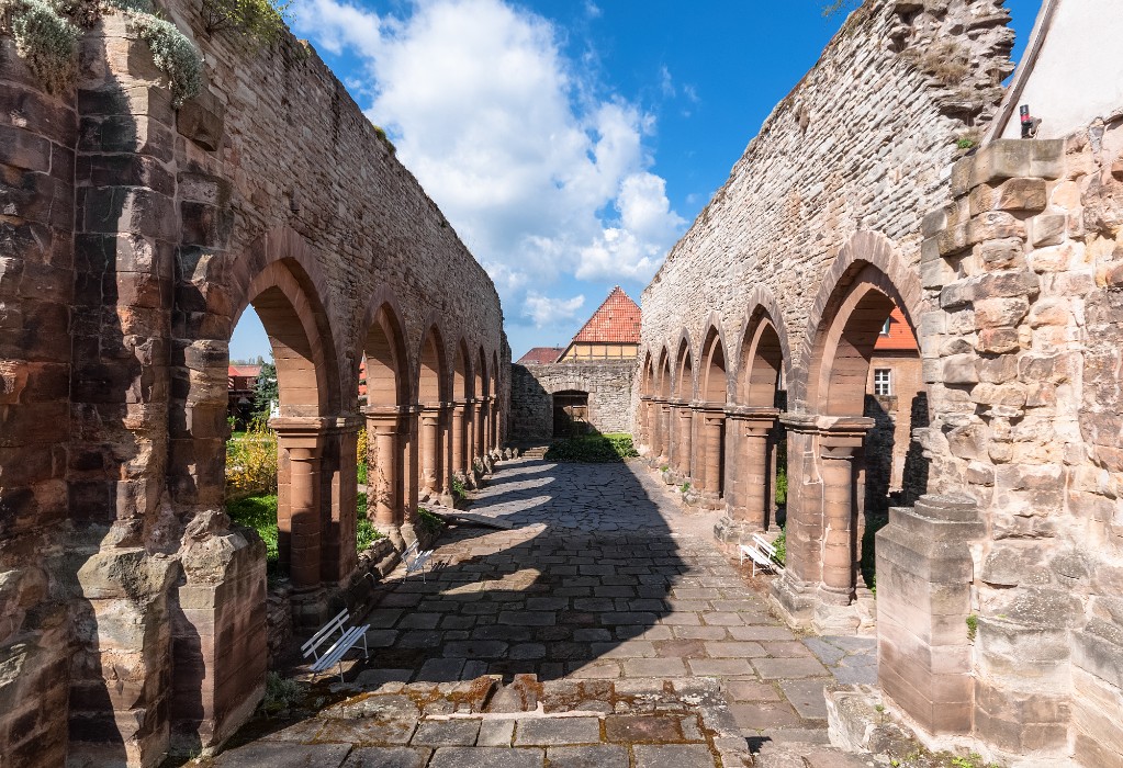 Kaiserpfalz Memleben - Ruine der Klosterkirche, Memleben