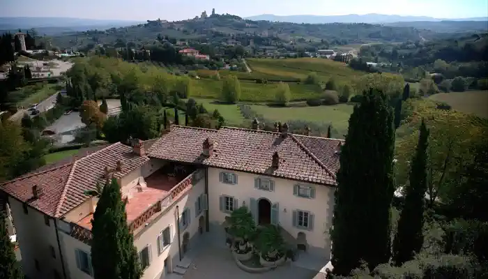 Historische villa te koop San Gimignano, Toscane,  Italië